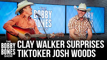 Clay Walker Surprises Tiktoker Josh Woods For Performance