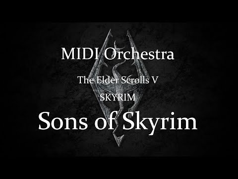 打ち込み練習 The Elder Scrolls V Skyrim テーマソング Sons Of Skyrim Youtube