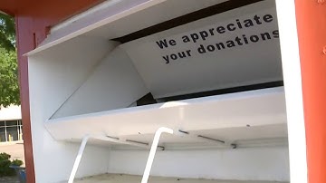 Woman rescued from clothing donation box