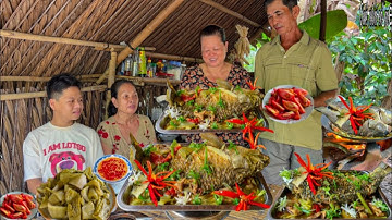 Cá Chép Om Dưa Cải Chua, Thịt Ba Rọi | Món Ăn Ngày Cưới Miền Quê || country wedding food