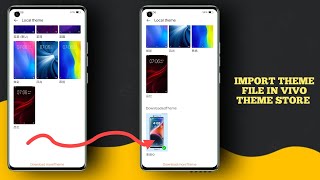How To Import itz Theme File in Vivo Theme Store Easy Trick #itheme#vivo#itzfile