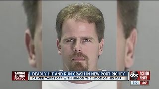 Pasco man arrested for deadly hit-and-run, drives with victim's body on hood of car