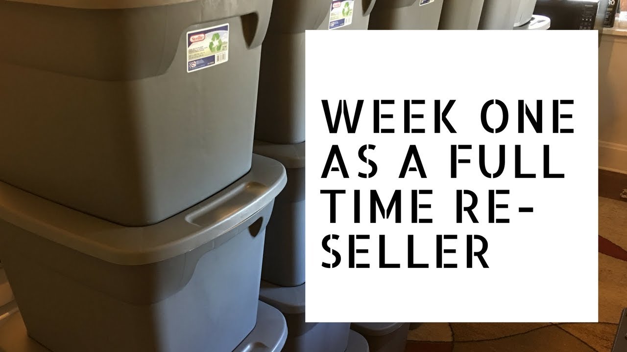 My first week as a full-time eBay reseller.(Ebay Vlog #1) Watch my journey.