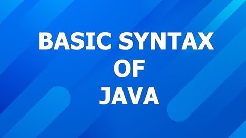 Explanation of java basic syntax in hindi