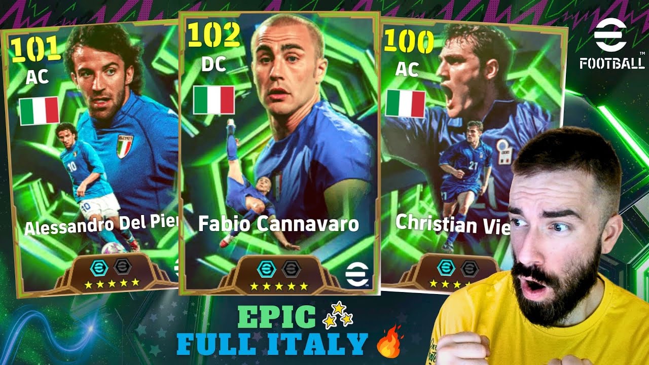ENCORE UN SMART ASSIST QUI ME REND FOU!🫨TEST DEL PIERO VIERI CANNAVARO w. FULL ITALY⚡ EFOOTBALL 2026