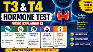 Thyroid test.T3 and T4 test.All details to understand your results#education#thyroid