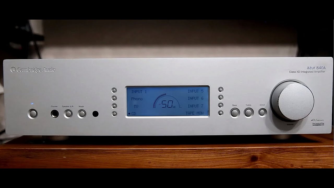 Cambridge Audio Azur 840a усилитель мощности, обзор органов управления, работа, + и - впечатления.