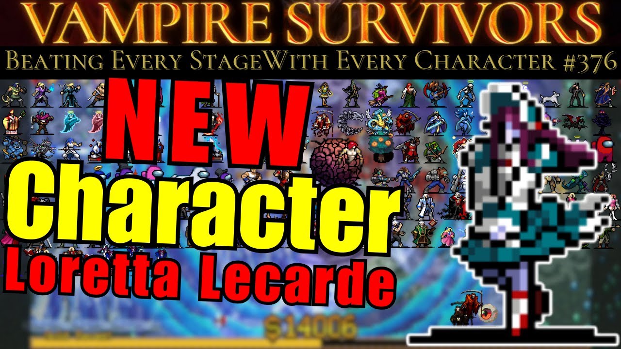 New Character Loretta Lecarde Vampire Survivors Castlevania BESWEC 376