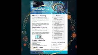 𝘽𝙞𝙤𝙞𝙣𝙛𝙤𝙧𝙢𝙖𝙩𝙞𝙘𝙨 𝙏𝙧𝙖𝙞𝙣𝙞𝙣𝙜 𝙋𝙧𝙤𝙜𝙧𝙖𝙢𝙨 @𝘾𝘽𝙄𝙍𝙏!