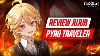 Bagus Build U0026 Review Pyro Traveller  Lumine  Aether Pyro  Lapakhudacom genshin