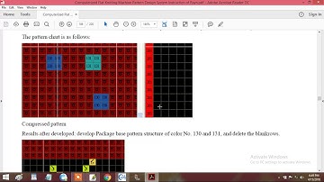 Computerized Flat Knitting Machine Pattern Design System Instruction of Rayn Part 7