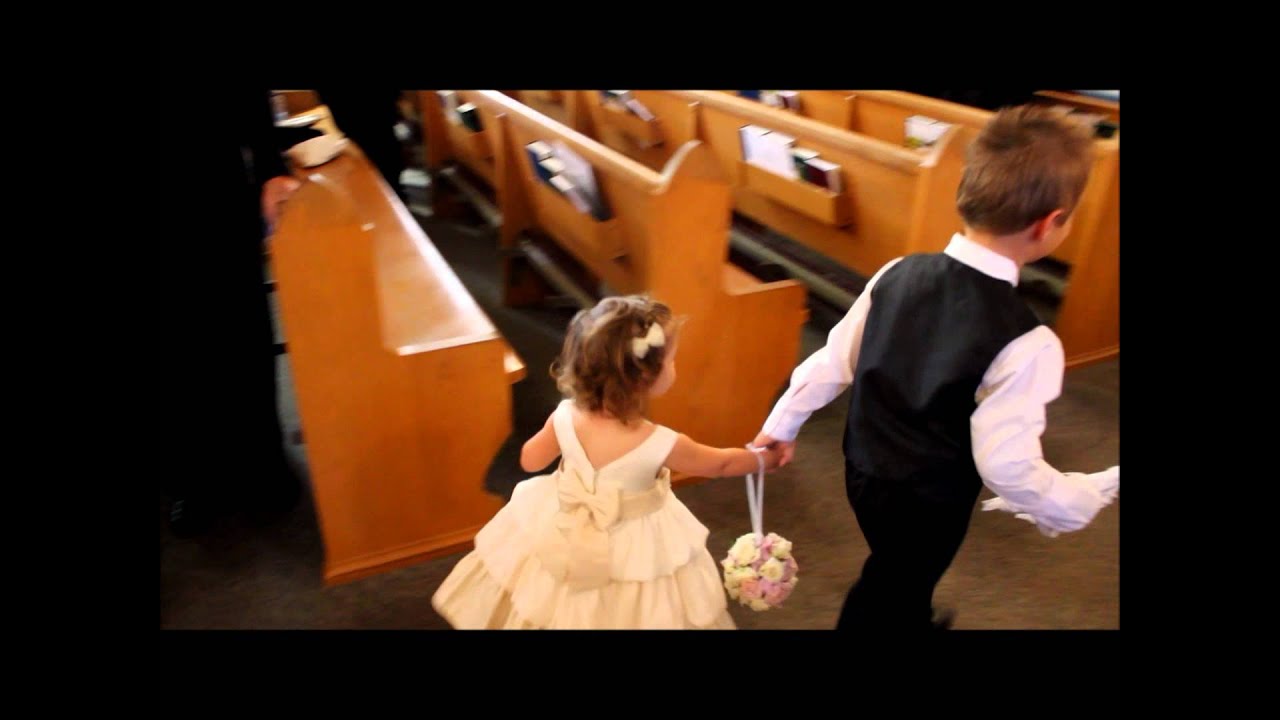 Flower girls and ring bearers walk YouTube
