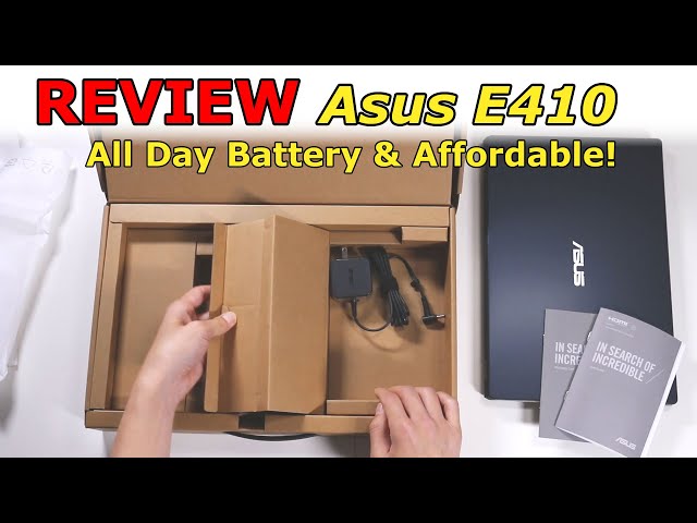 Light, Affordable Laptop, All Day Battery - Asus E410M REVIEW