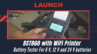 BST860 |  Battery Tester for 6V, 12V and 24V Batteries | LAUNCH
