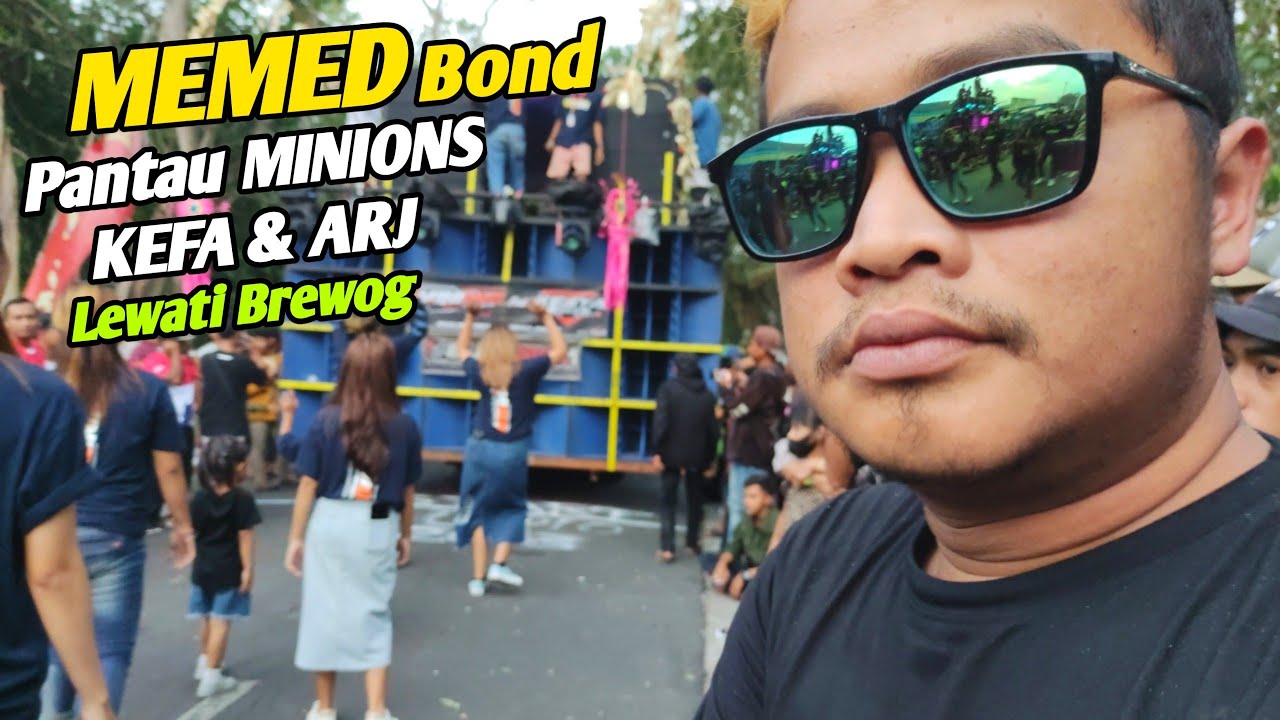 Memed pantau rentengan Sound Jember yang lewati BREWOG dg menggebu gebu