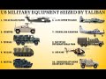 List of All US Weapons Left Behind In Afghanistan