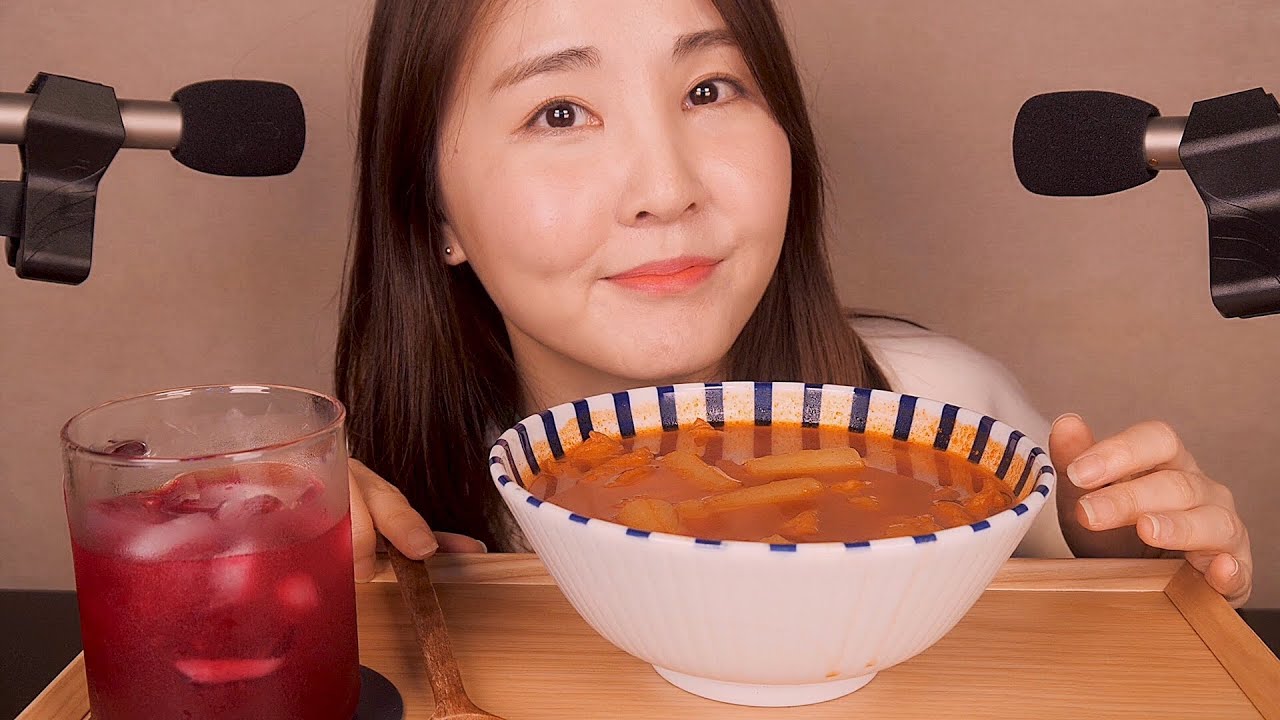 미로식당 국물떡볶이 2 ASMR｜쫄깃쫄깃 먹는 소리도 맛있어요｜eating sounds｜mukbang｜eating show