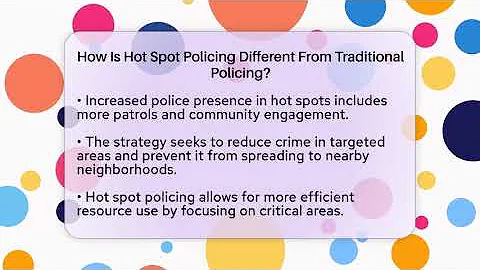 How Is Hot Spot Policing Different From Traditional Policing? - Law Enforcement Insider