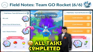 GO Field Guide - Team GO Rocket Leaders enter the world of