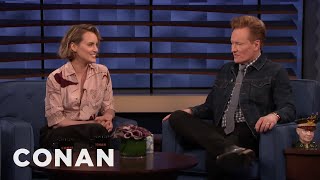 Taylor Schilling \& Conan Talk About Growing Up In Boston | CONAN on TBS