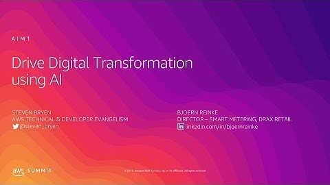 Drive Digital Transformation Using AI