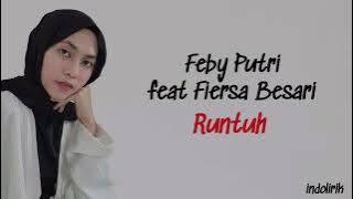 Feby Putri - Runtuh feat Fiersa Besari | Lirik Lagu Indonesia