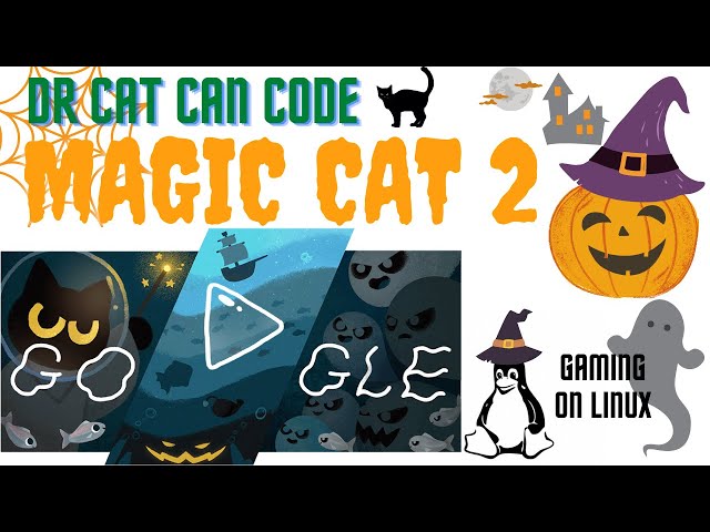 ResetEra NT on X: Halloween 2020 Google Doodle Game - Magic Cat Academy 2!    / X