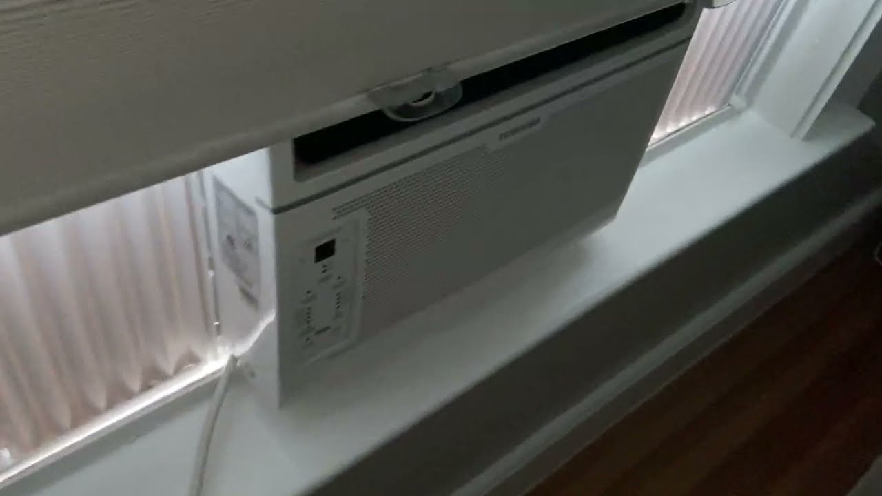 2019 Toshiba 6000 btu air conditioner startup - YouTube