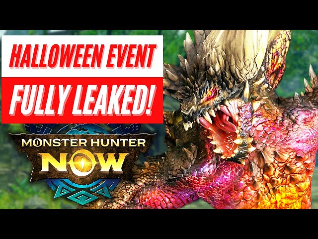 Monster Hunter Now New Halloween Event Leaks Reveal Android IOS Mobile PC