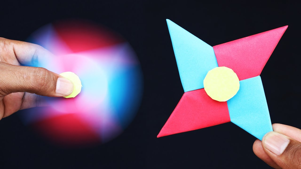 how to make fidget spinner with paper