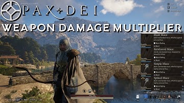 Pax Dei - Weapon damage multipliers. How much is damage increased based on weapon skill level.