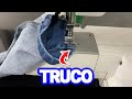 Como coser GRUESO en maquina familiar ( TRUCO 100 % EFECTIVO) #mecanicaconfeccion
