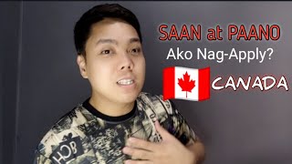 Saan at Paano ako nagApply ng trabaho sa CANADA Vlog #255