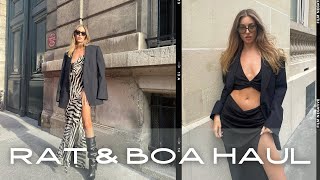 Rat and Boa haul 2022 | Styling my pieces city girl vibe