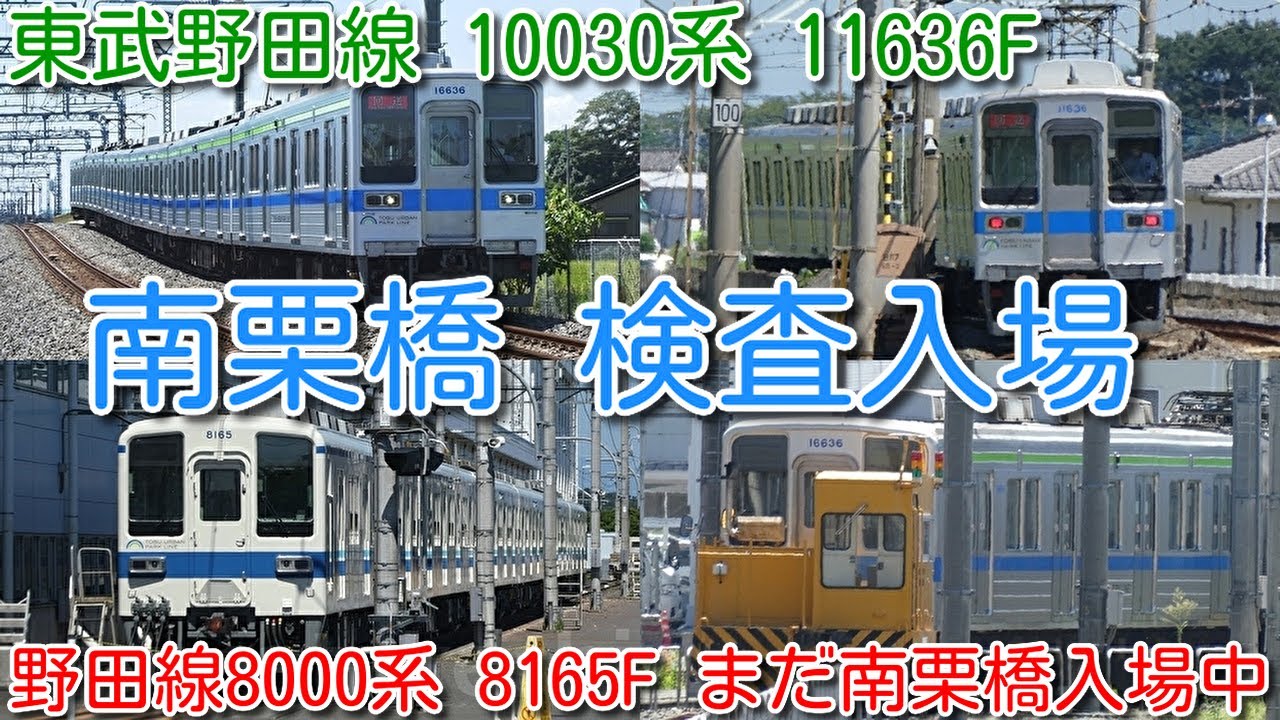 東武鉄道10030系（11634＋11455編成） 数量は多