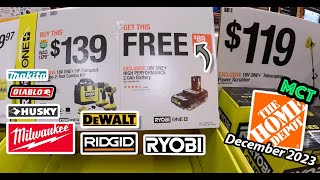End of The Year Sale (FREE TOOLS) At HOME DEPOT!!