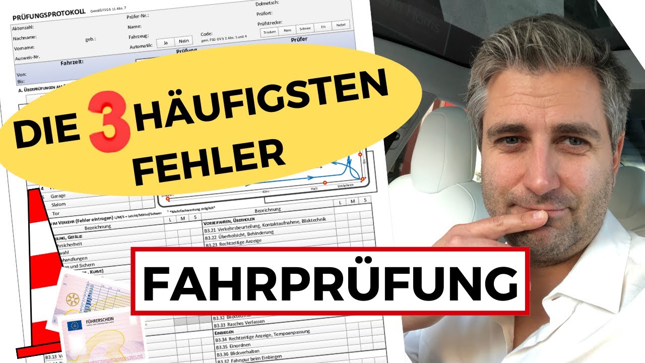 New Update DIE 3 HÄUFIGSTEN FEHLER BEI DER PRAKTISCHEN FAHRPRÜFUNG UND WIE DU SIE VERMEIDEST