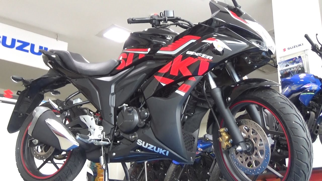 LATEST BS IV SUZUKI GIXXER SF FI WITH AHO COLOR BLACK WALK ...