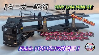 ミニカー紹介] TINY 1/64 メルセデスベンツ アントス カー