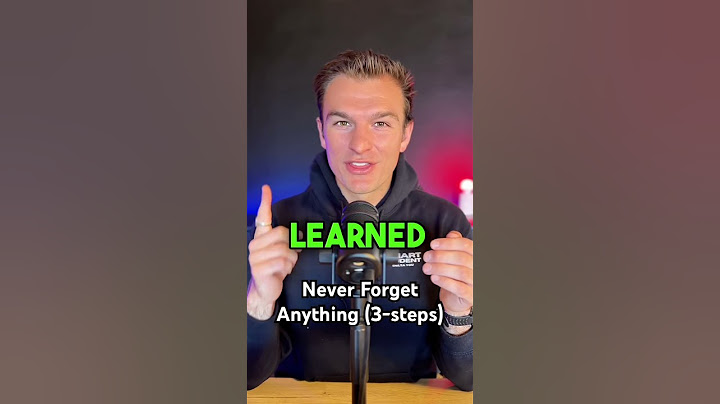 3 Steps To Never Forget Anything 🧠