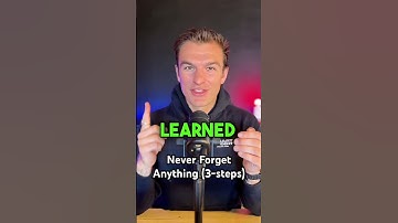 3 Steps To Never Forget Anything 🧠