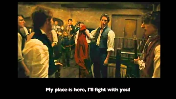 Les Mis movie clip " One Day More " LYRICS ON SCREEN