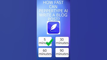 AI Copywriting With Peppertype AI [QUIZ 101] #shorts