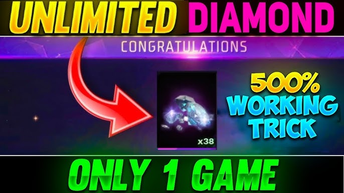 100% WORKING TRICK TO GET UNLIMITED FREE DIAMONDS😲 GAREENA FREE FIRE #3 