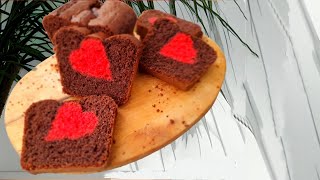 Plumcake con cuore a sorpresa