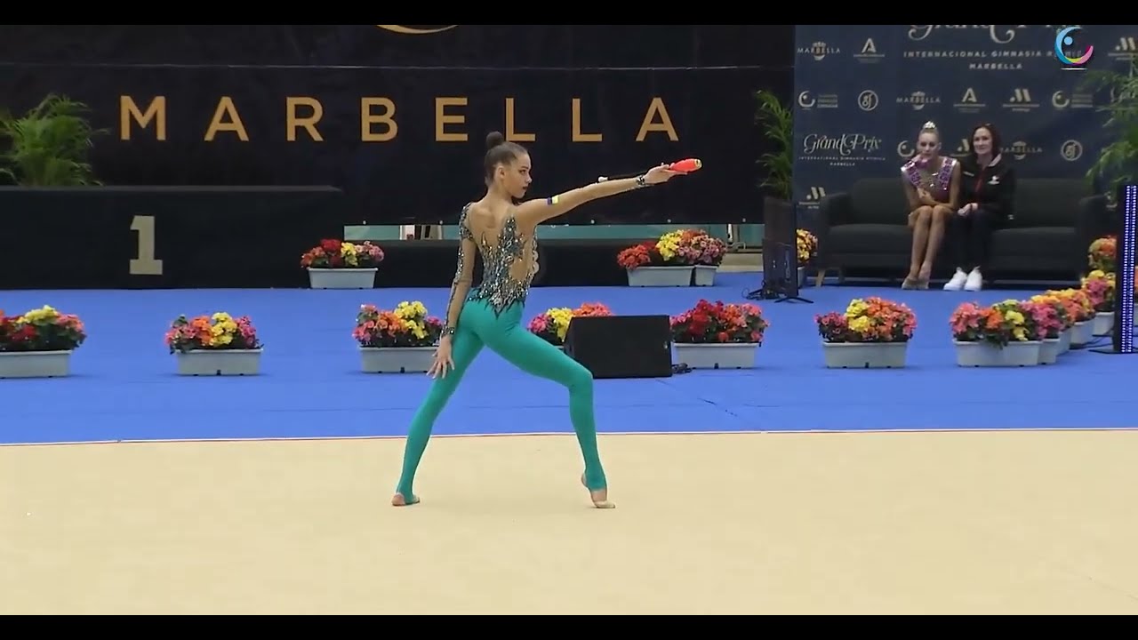 Polina Horodnycha Clubs Final 31,800 BRONZE - Grand-Prix Marbella 2023