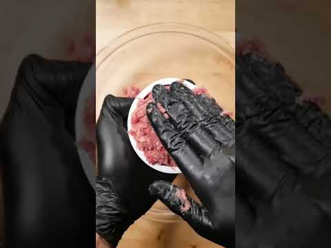 ASMR COOKING Camembert cheese burger #Shorts