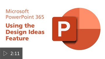 PowerPoint 365 Design Ideas feature