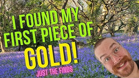 My first piece of GOLD and a beautiful Tudor button Just the Finds - in Devon - Quest x10 Pro