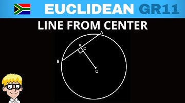 Circle Geometry Grade 11 : Line from Center : Practice